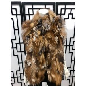 REAL FOX FUR VEST